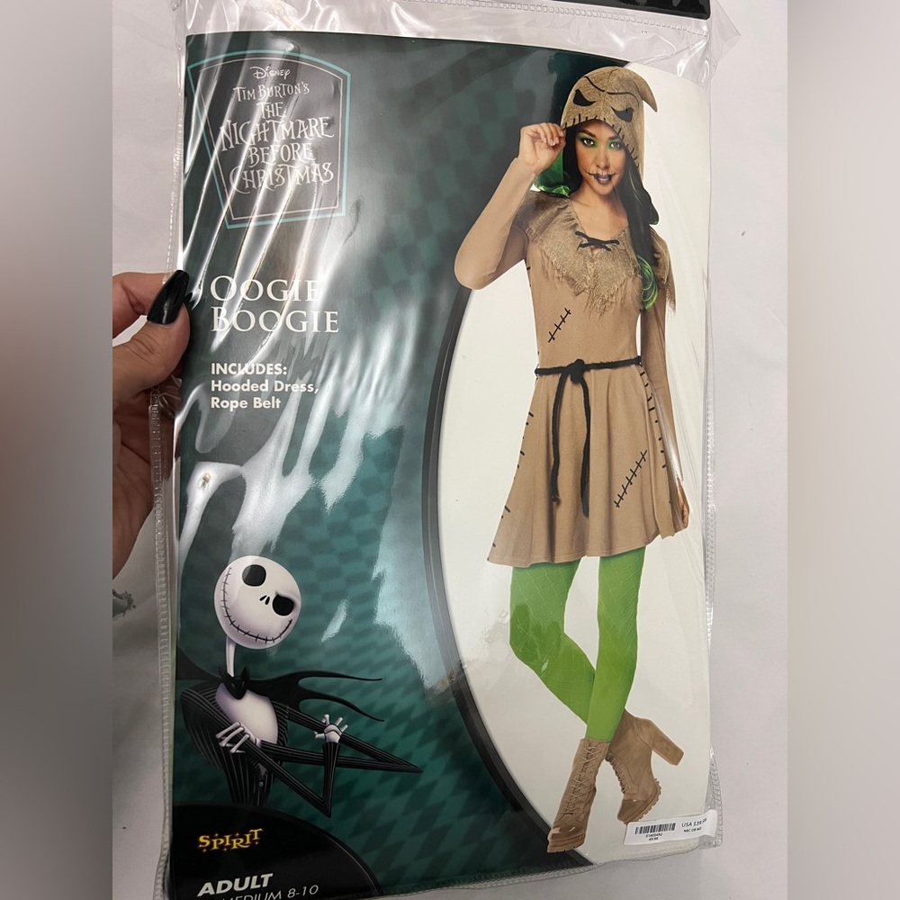 Women’s Oogie Boogie Costume - Tan and Green